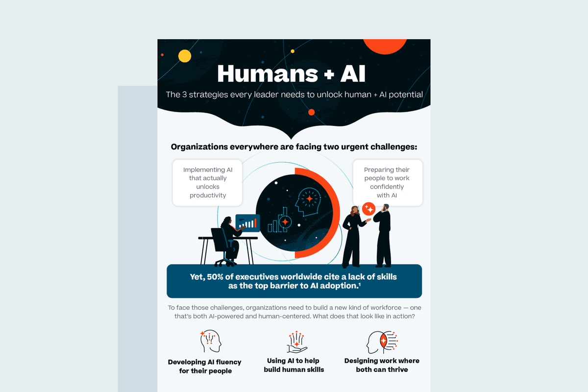 Humanos + IA: Las 3 estrategias que todo líder necesita para liberar el potencial humano + IA